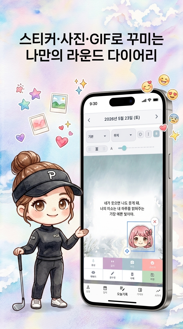 꾸미는 다이어리